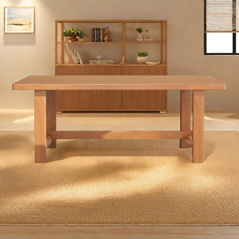 Cherry Solid Wood Dining Table, 35.43" W x 82.68" L