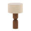 Anwen 24" Tall Table Lamp with Jute Shade, Medium Brown