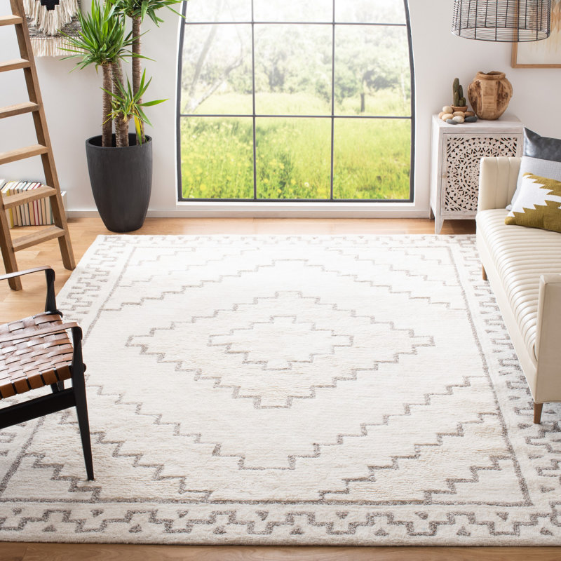 Hand Tufted Performance Oriental Rug, Rectangle 4' x 6'