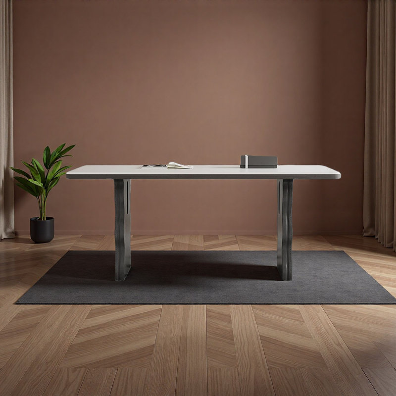 Table de salle à manger rectangulaire French Rock, H 29,5 po x L 51,2 po x l 27,6 po