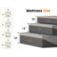 Matelas en mousse à mémoire de forme de 12 pouces, sans fibre de verre, sensation moyenne, couches de refroidissement respirantes, matériaux sécuritaires certifiés-1515506707
