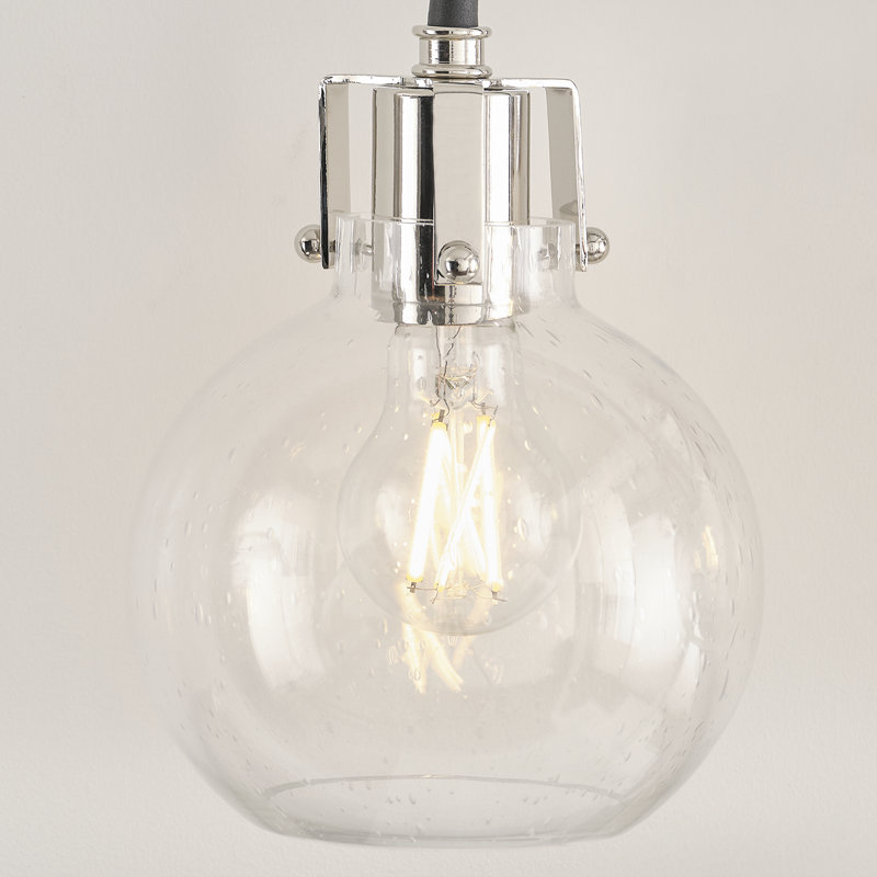 Clara 2 - Light Vanity Light, Polished Nickel/Textured Black