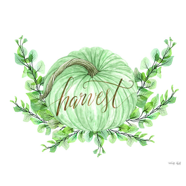 Rosalind Wheeler Harvest Pumpkins On Canvas by Cindy Jacobs Print ...