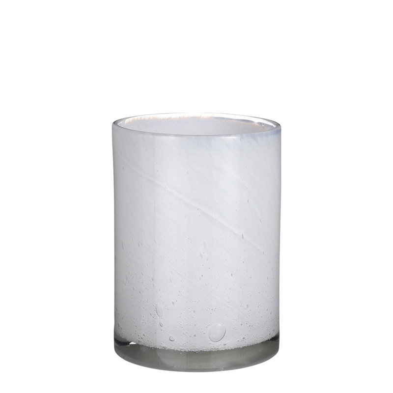 Vase de table Golda, H 9 po x l 6,7 po x P 6,7 po, Argent