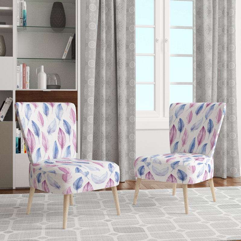 Chaise d'appoint rembourrée Girls Airy, Chaise d'appoint sans accoudoirs