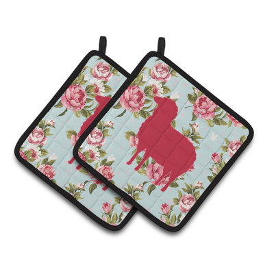 East Urban Home Floral Polyester Potholder