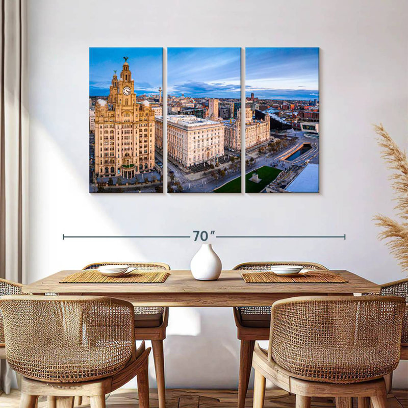 Paysage urbain de Manchester, H 36 po x l 57 po