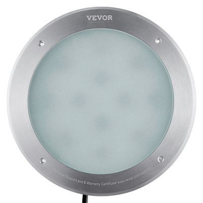 VEVOR 12V/10inch AC LED Pool Light,Fit for Large Wet Niches, IP68 Waterproof & UL Listed