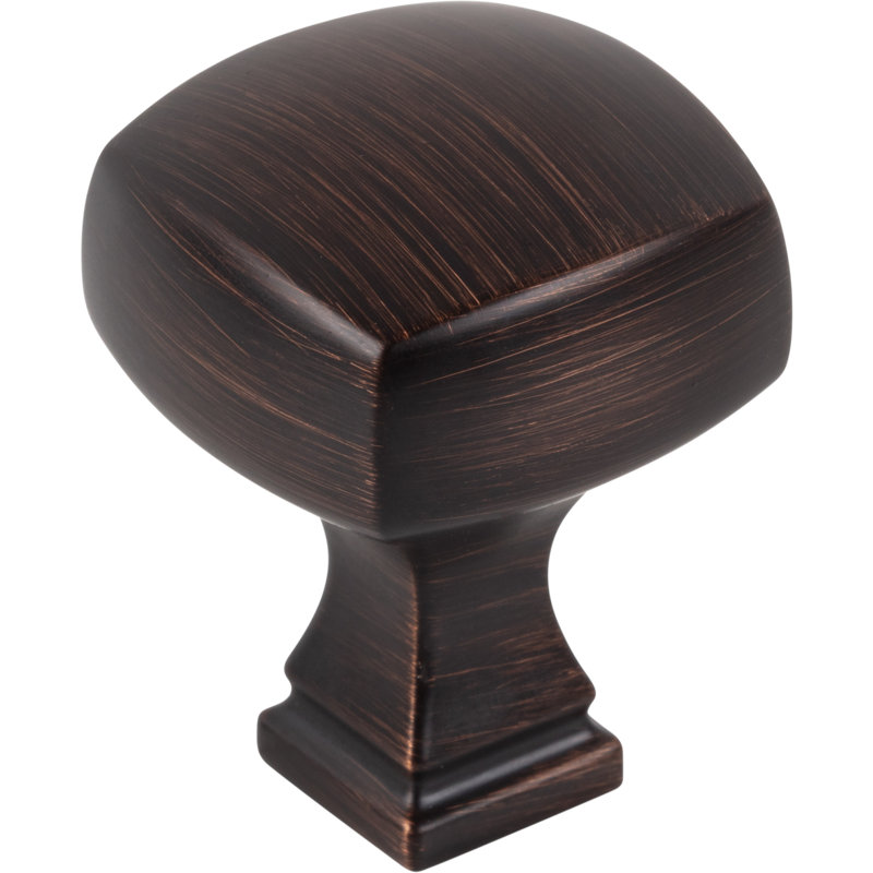 Audrey Square Knob, Brushed Oil Rubbed Bronze