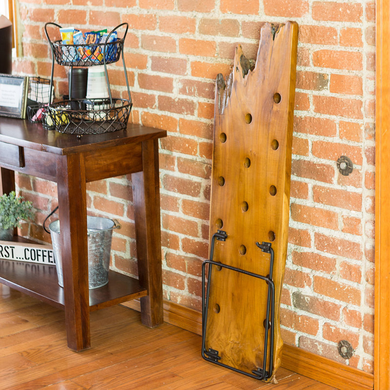 Reclaimed Teak Wine Rack 48"H