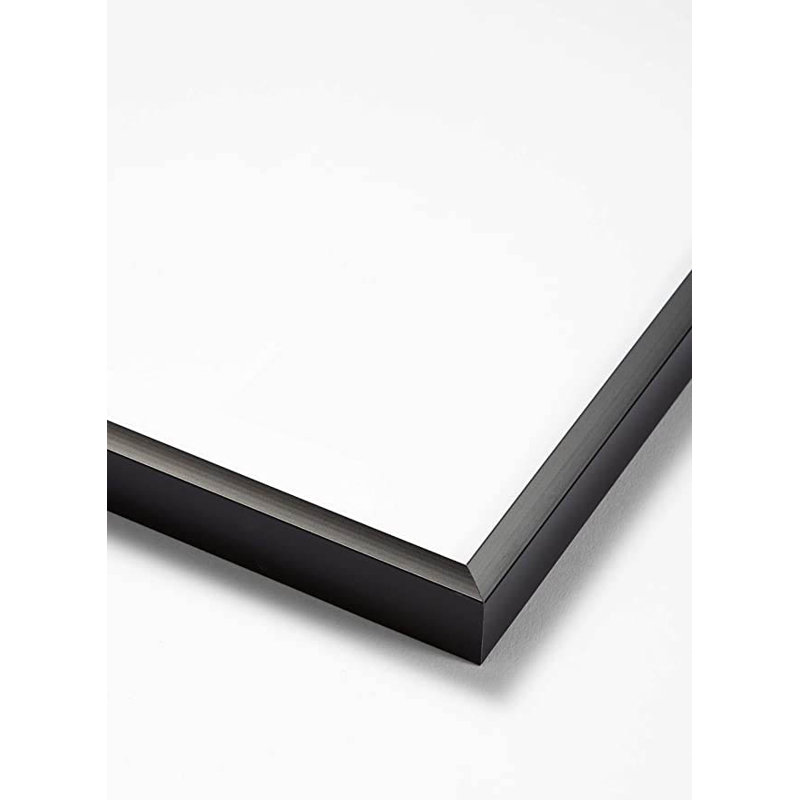 Cadre photo en aluminium Kingwin, Noir