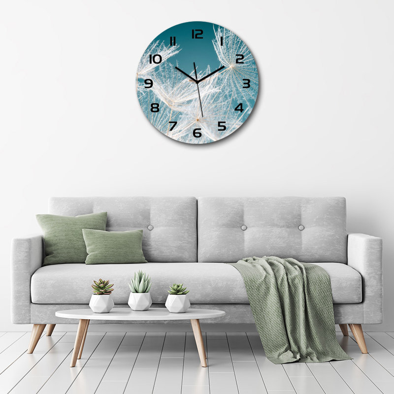 Josmine Glass Wall Clock