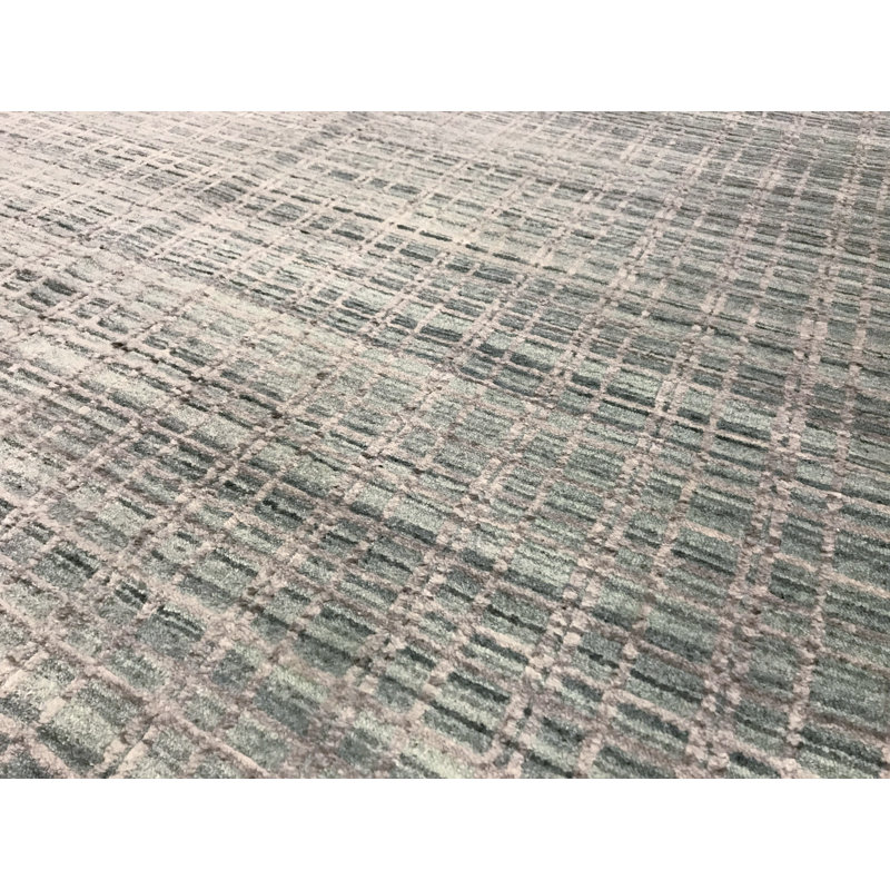 Hand-Knotted High-Quality Dont know and Silver Area Rug