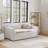 Upholstered Daybed Trundle Sofa Bed Vertical Stripes-871284234-871284228