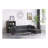 Dark Gray Fabric Sectional Sofa Chaise