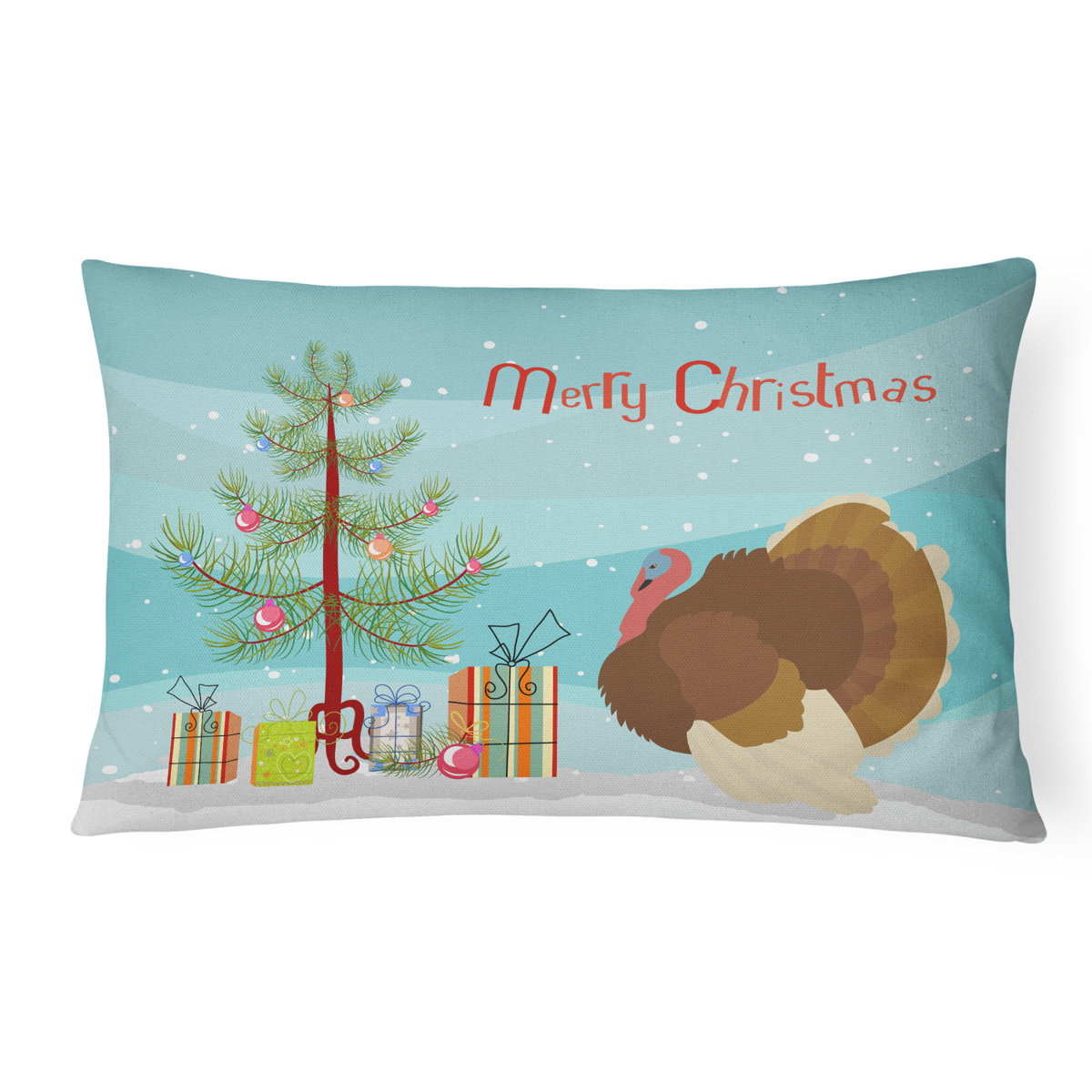 Caroline's Treasures French Turkey Throw Pillow