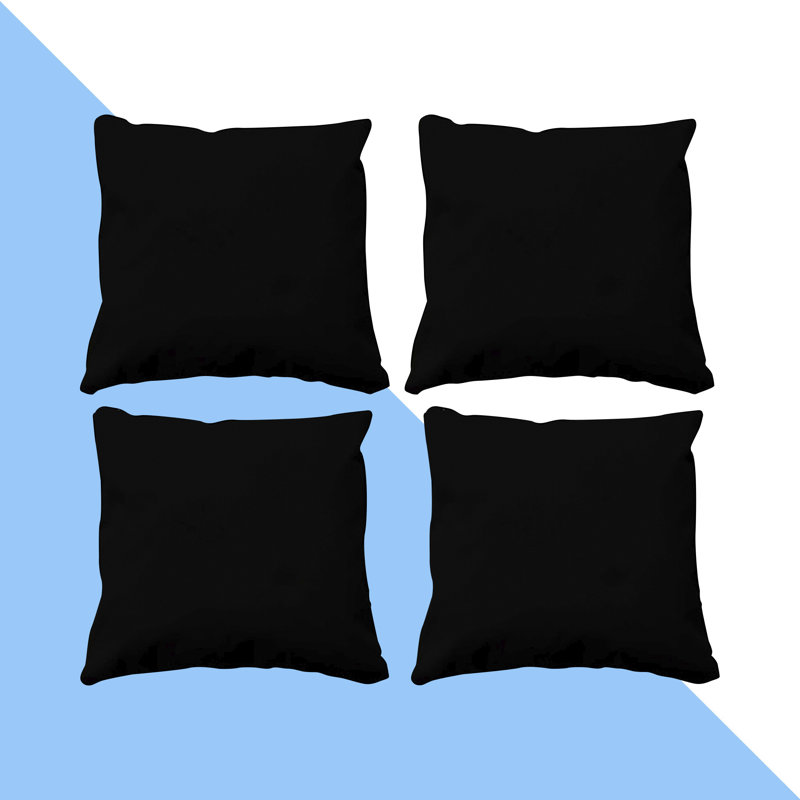 Garden Dining Chair Cushion, Black