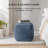 Marta 20" Midnight Blue Upholstered Pouf Ottoman-117292722