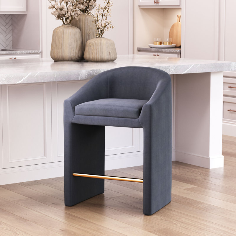 Emas Upholstered Counter Stool, Counter Stool (26'' Seat Height)
