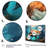 " Grey Teal Shark Underwater Symphony "-1439265357-1439265355