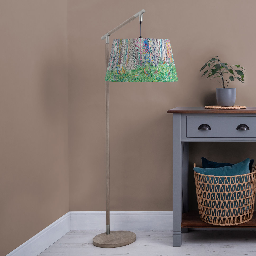 164cm Brown Task Floor Lamp