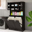 Armoire de salle de bain inclinable à deux compartiments