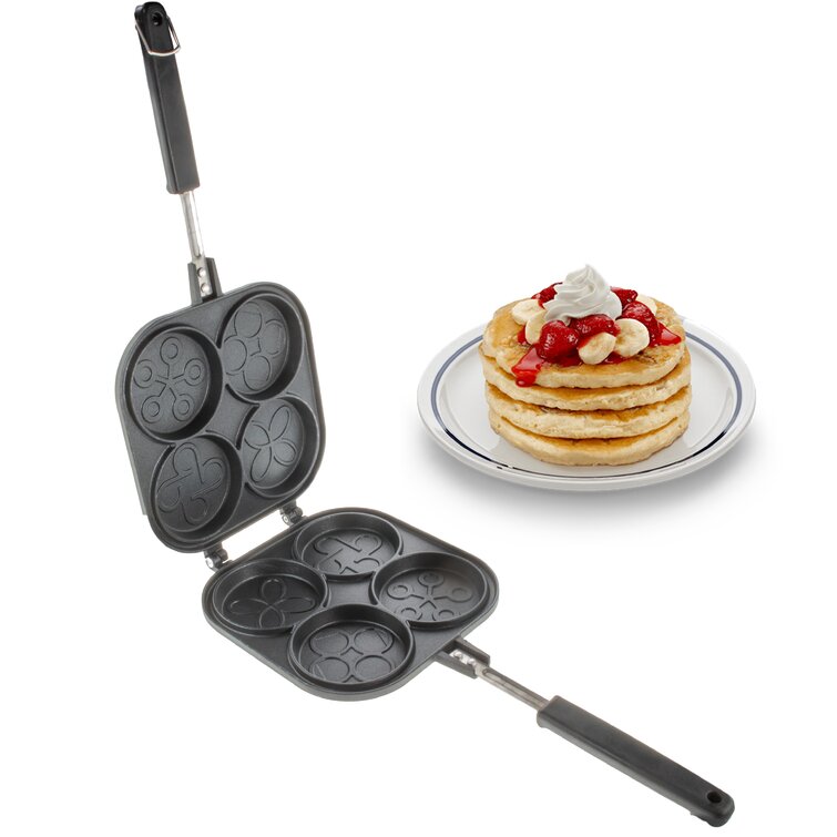 Silicone Pancake Mold Nonstick Mini Silver Dollar Pancakes Maker