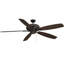 Ventilateur de plafond standard à 5 pales de 68 po avec chaînette Wyman-701883532