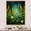 Ferns Plant Verdant Abundance III, reproduction d'art sur toile