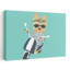 Cool Yorkie On Scooter Contemporary Dog Wall Art Print by Mathieu - Wrapped Canvas Print-1428816960