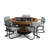 Prohibition Series 60" Poker Table By RAM Game Room-106901956