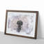 A Dandelion Flower in Abstract - Picture Frame Painting Print-55629339-55629340