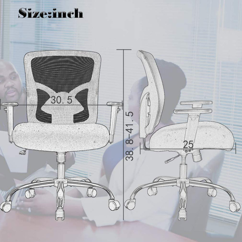 Chaise de travail ergonomique 