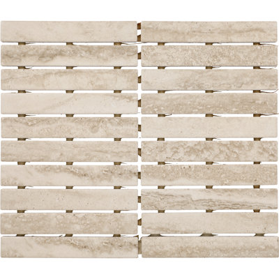 Carreau de mosaïque en céramique 1 x 6 Daltile Calligo avec technologie Defend (10 pièces par carton) (8,30 pieds carrés par carton)