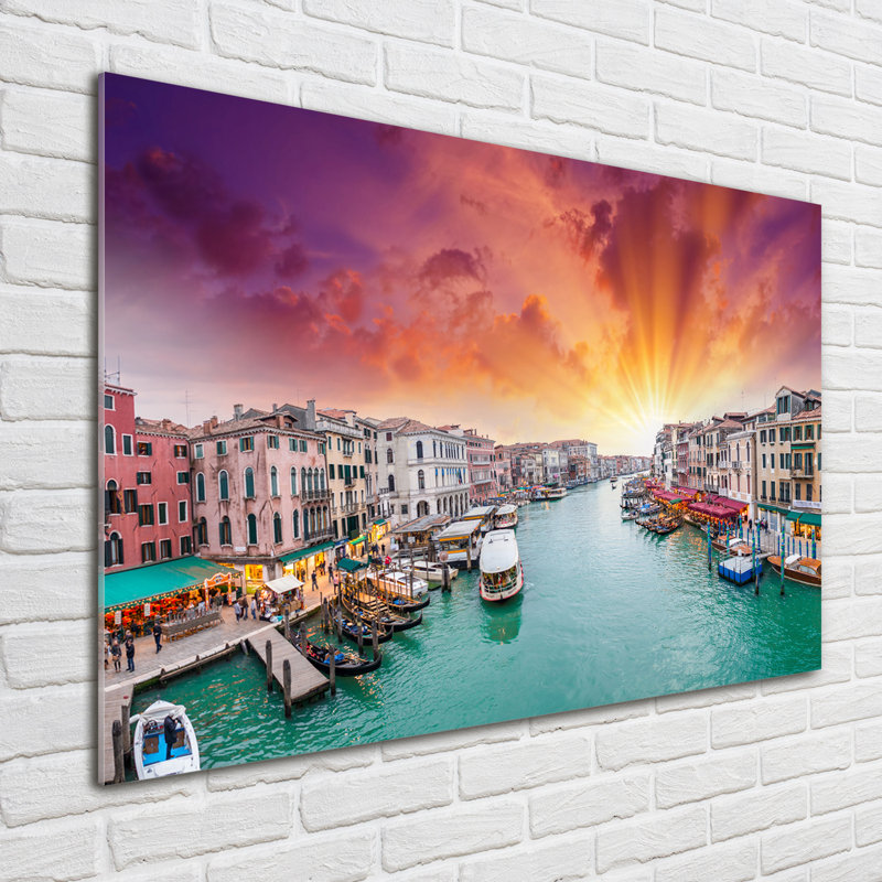 Venice - No Frame Print on Glass