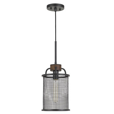 Luminaire suspendu cylindrique à 1 lumière Maolis