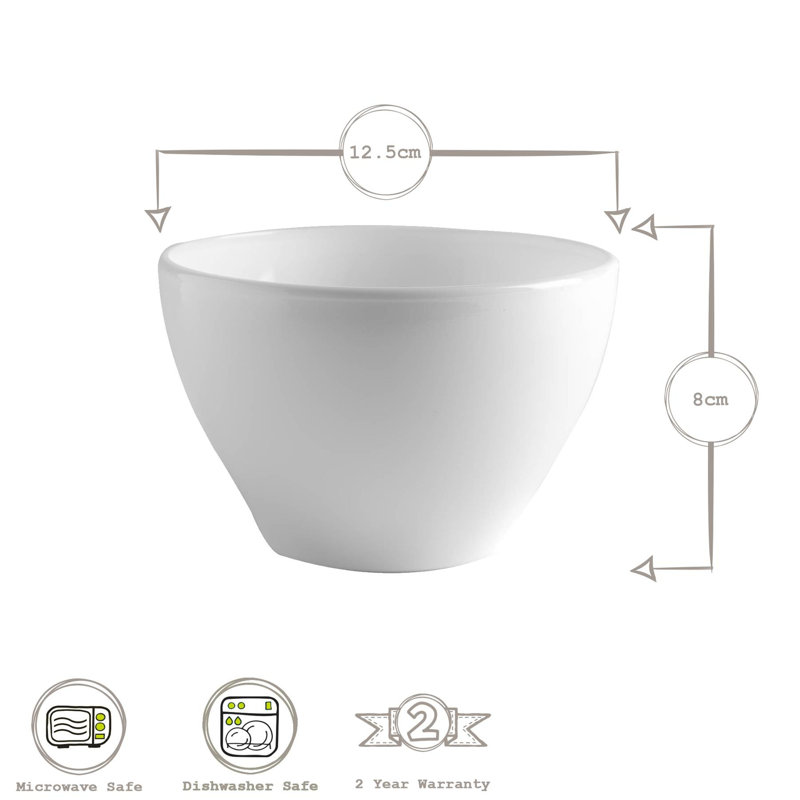 Toledo Glass Cereal Bowls - 12cm