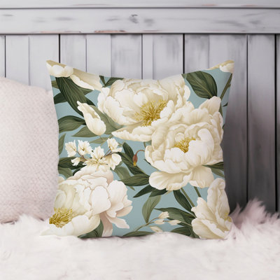 Floral Peonies Pattern II Cottage & Cottagecore