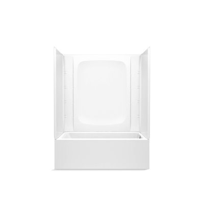 Forum Store+ 60 In. X 30 In. Above-Floor-Drain Vikrell Bath/Shower Right Drain
