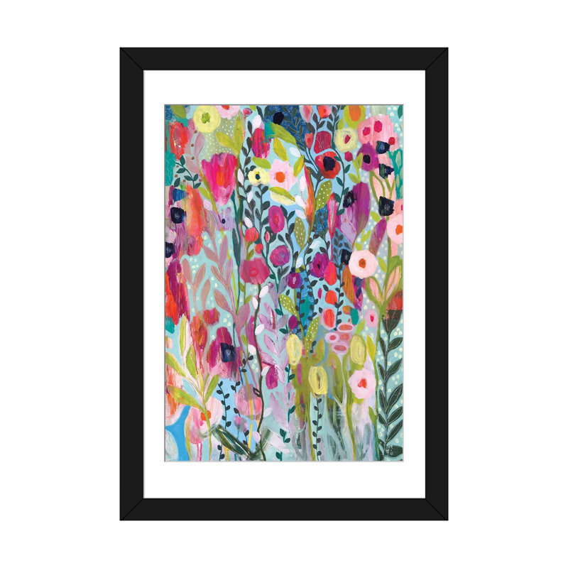 «Flow in the Divine», impression sur toile, H 32 po x l 24 po x P 1 po, Cadre noir
