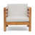 Coussin beige / structure brune sélectionné