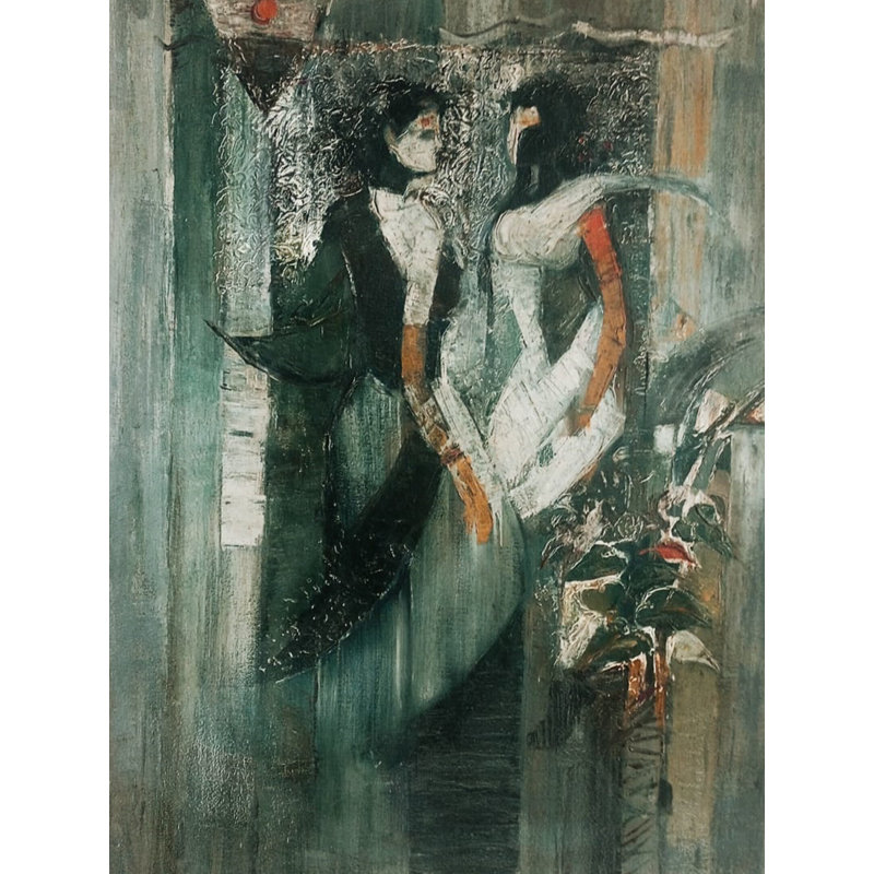 Abstract Painting Of Woman | Oil On Canvas | By Vinaya