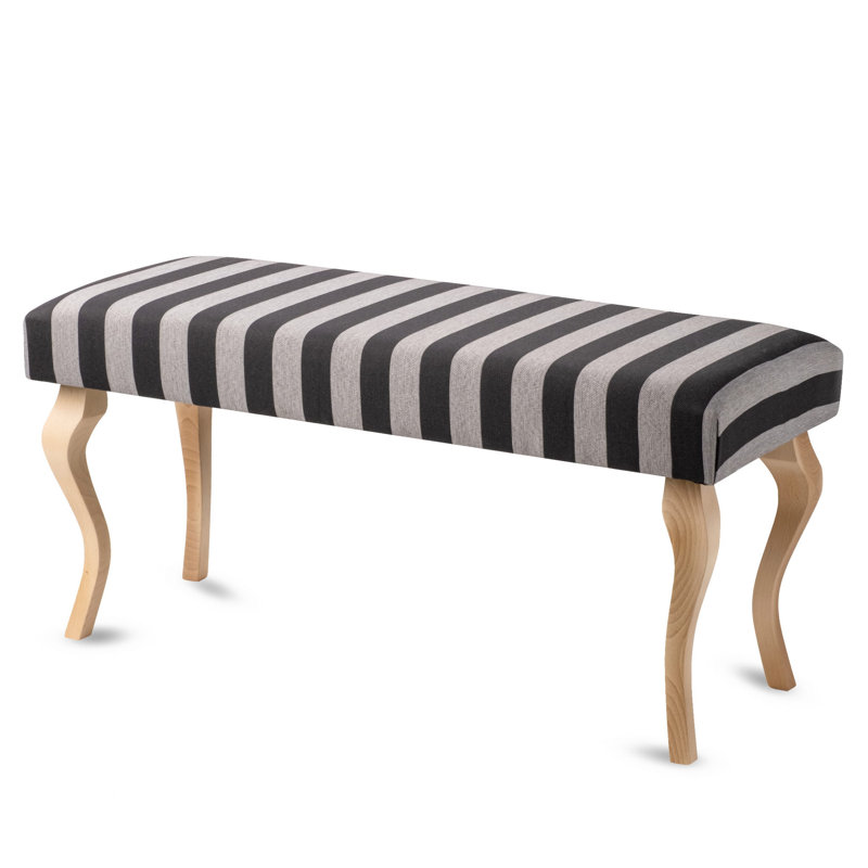 Denico Velvet Upholstered Bench, H45 x W100 x D30cm