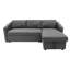 3 Seater Linen Sofa Bed