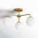 Kobie Glass Semi Flush Mount