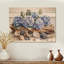 Décor d'hortensias et de bois flottant - Décoration murale en bois d'hortensias - sur bois de pin naturel-826524303