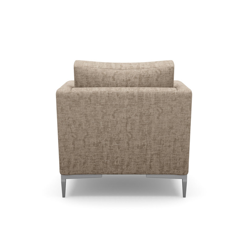 Aiden Accent Chair, Churchill Driftwood (Performance fabric) 6137-92, Antique Bronze