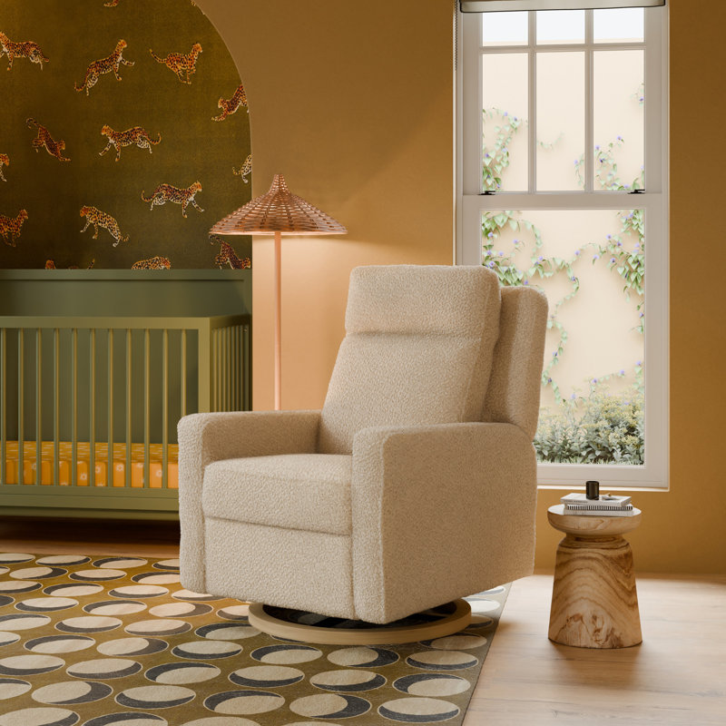 Sigi Pro Power Recliner and Swivel Glider with Power Adjustable Headrest and Lumbar Support, Beige