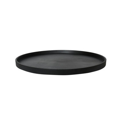 Saucer Round L, Black
