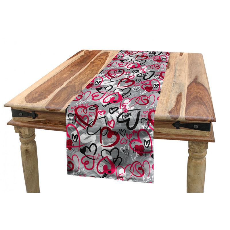Love Table Runner, 120" x 16"